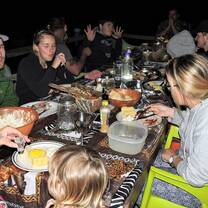 Dinner is a family affair
