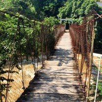 A cool bridge we found while exploring PV