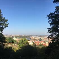 A view from the top of Petrin Hill