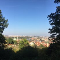 A view from the top of Petrin Hill