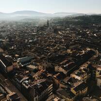 Santa Croce is in view! My apartment, school, and the SAI office in is that area.