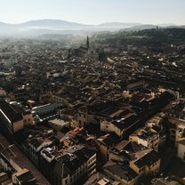 Santa Croce is in view! My apartment, school, and the SAI office in is that area.