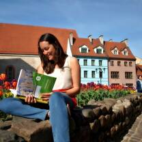 Student from Italy learns Russian in Riga at BORN school