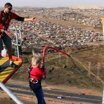 Orlando towers (Soweto) bungee jumping