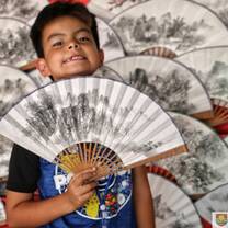 Students fan making in Fuli