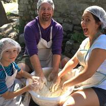 making bread-eco-holiday