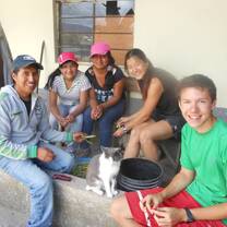 Hang out with a host family