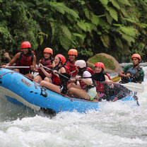 Whitewater Raft Through the Rainforest