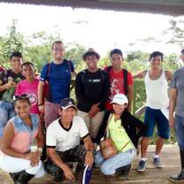 Me with my students
