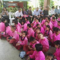 Children ready for our Observed Teaching Practice