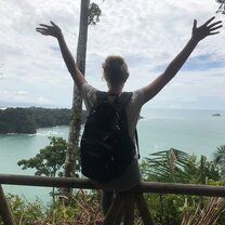 Morning hike! One of the many incredible views Costa Rica has to offer!