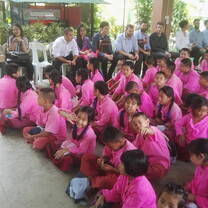 Children ready for our Observed Teaching Practice