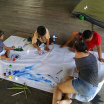 painting together