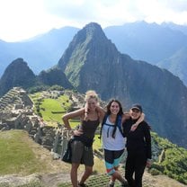 Hiked Machu Picchu with other girls in the program