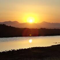 Experience amazing African sunsets