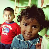 School children in La Limonada, Guatemala