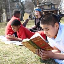 Tutoring local middle-school students in Grand Rapids, MI.