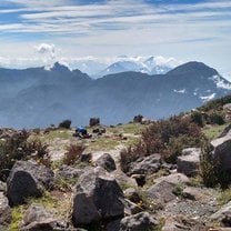 View from the top of Volcan Santa Maria