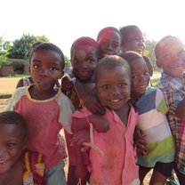 Village children in Wli