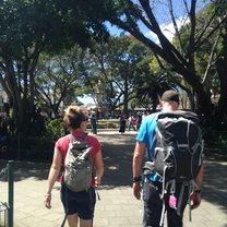 Walking through Antigua