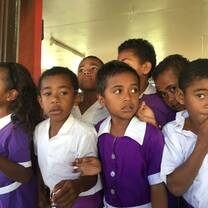  Volunteering at school 