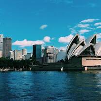 View of Sydney Skyline and the Sydney Opera House 