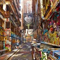 Street art in a Melbourne Laneway 