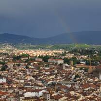 Rainbow in Florence Italy