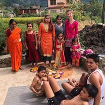 Volunteering in Organic farm