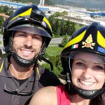 Casual trip to the top of a 'cherry picker' on an excursion to the fire station... we had more fun than the kids!