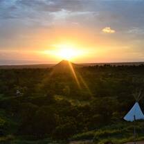 View of the Northeastern coastline from our Eco-Camp