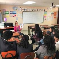 Foreign teachers in classes