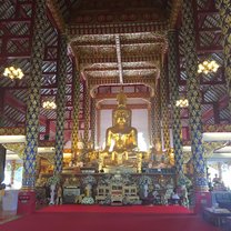 The inside of Wat Suan Dok, a temple near Uniloft (the student apartments that we lived in)