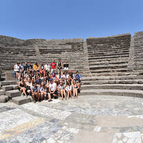 Students in Pompeii