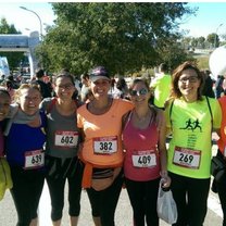 Marathon with my host family 