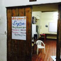 Teaching English classroom in Cusco Peru
