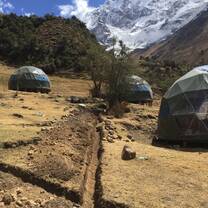 Eco-tourism accommodation domes in Cusco Peru