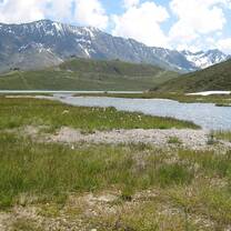 Mountain and lake in Austria