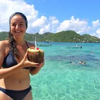 Living the good life in the tiny island of Providencia (Colombia). 
