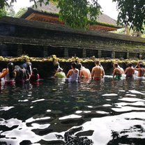 Holy water temple