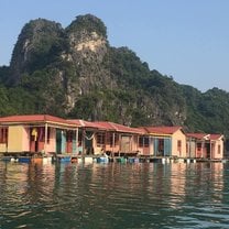 Fishing village, Ha Long Bay 