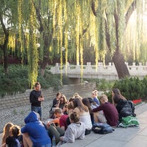 Class time is anywhere we find it lends to the lesson