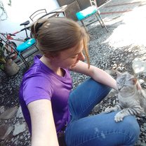 Playing with beautiful kittens is one of the job duties!