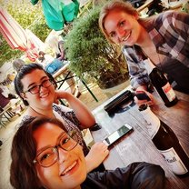 Chilling at one of dozens of biergartens in Berlin 