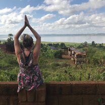 Uganda Life Is Beautiful Pose with a view