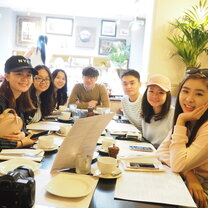 Enjoy the British After Tea with other interns