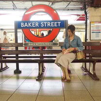 Waiting for the tube at baker 