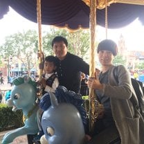 Family atmosphere at Disneyland