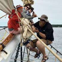 Furling a sail