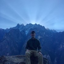 On top of Tiger Leaping Gorge